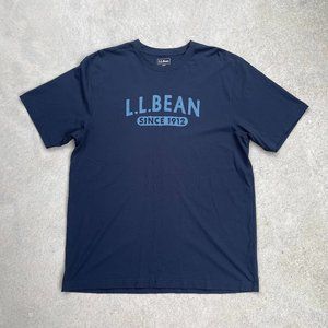 L.L. Bean Navy Blue T-Shirt - size L